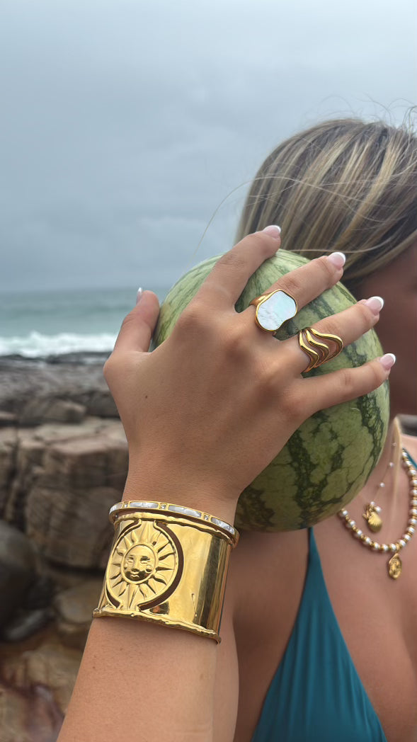 Moon Glow Bangle