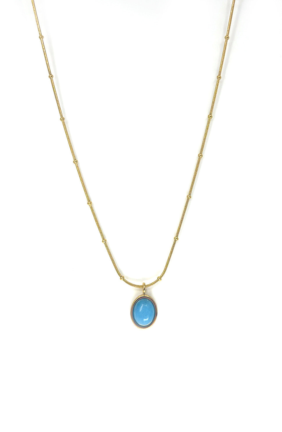 Blue Pendant Necklace