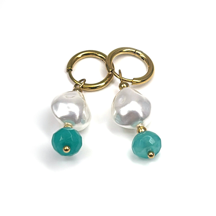 Ocean Breeze Hoop Earrings