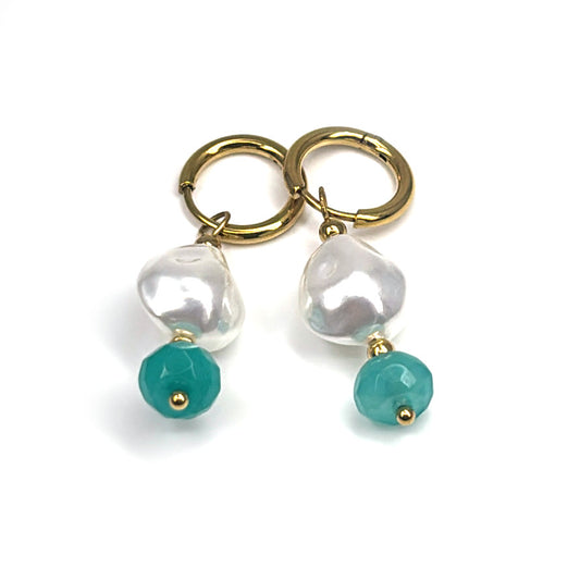 Ocean Breeze Hoop Earrings