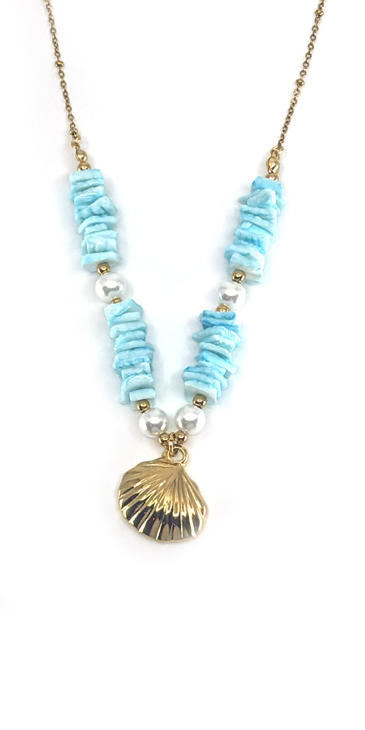 Mermaid Blue Necklace