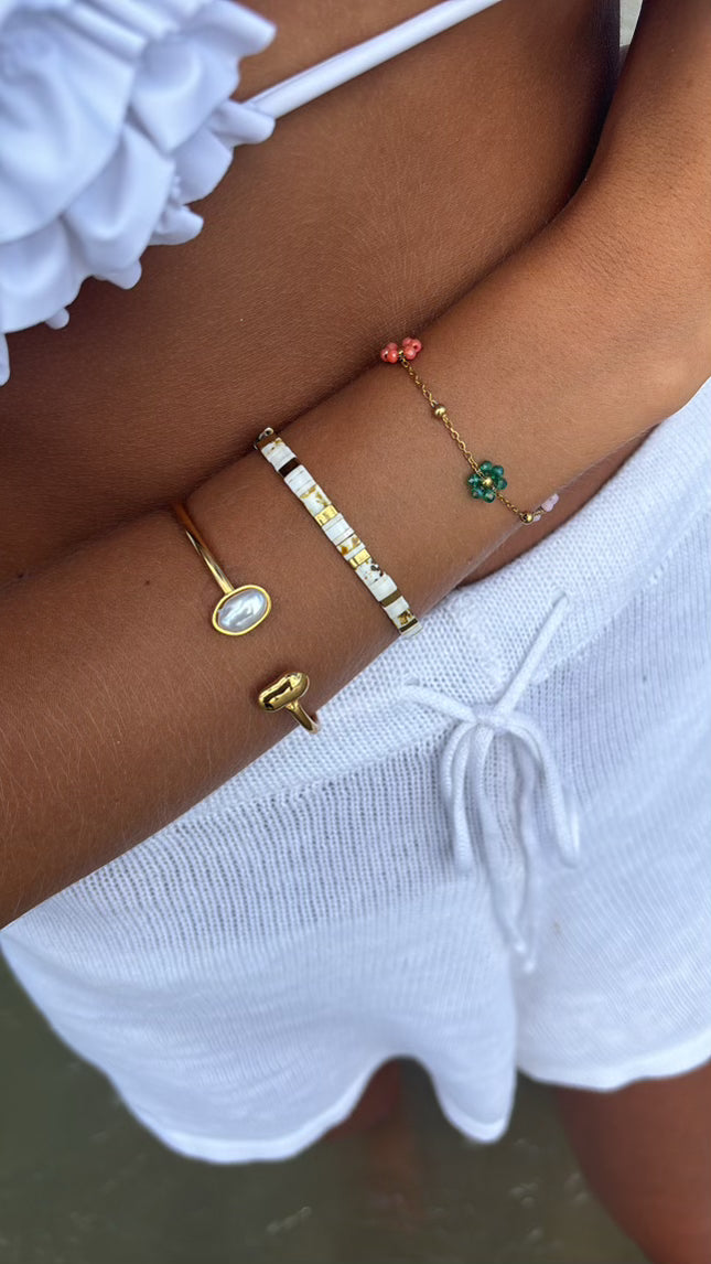 Flower Puff Bracelet