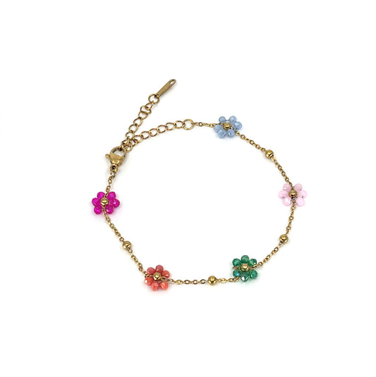 Flower Puff Bracelet